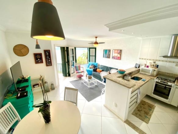 Apartamento no Condomínio Costa Verde Tabatinga, As Gaivotas com 1 quarto, na Praia de Tabatinga com 61m²