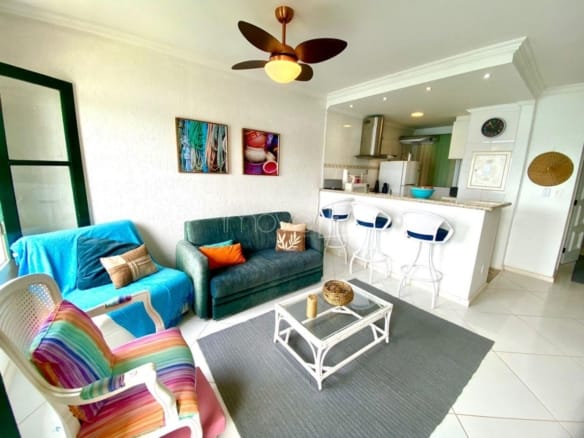 Apartamento no Condomínio Costa Verde Tabatinga, As Gaivotas com 1 quarto, na Praia de Tabatinga com 61m²