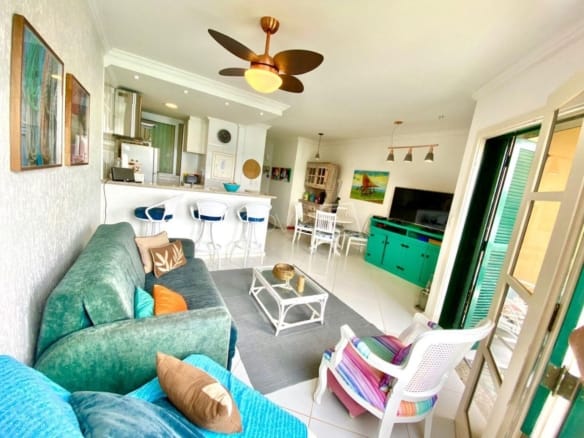 Apartamento no Condomínio Costa Verde Tabatinga, As Gaivotas com 1 quarto, na Praia de Tabatinga com 61m²