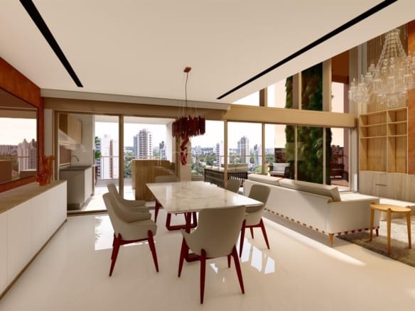 Apartamento para Venda com 3 quartos, em Vila Olímpia com 278m²