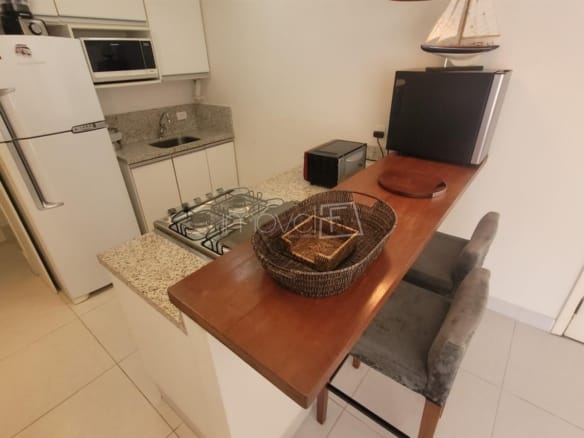 Apartamento no Condomínio Costa Verde Tabatinga, Setor Praça I com 1 quarto, na Praia de Tabatinga com 55,45m²