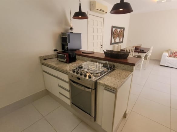 Apartamento no Condomínio Costa Verde Tabatinga, Setor Praça I com 1 quarto, na Praia de Tabatinga com 55,45m²