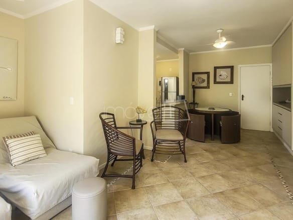 Apartamento no Condomínio Costa Verde Tabatinga, Setor Praça II com 1 quarto, na Praia de Tabatinga com 58m²