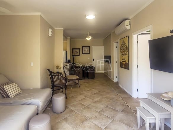 Apartamento no Condomínio Costa Verde Tabatinga, Setor Praça II com 1 quarto, na Praia de Tabatinga com 58m²