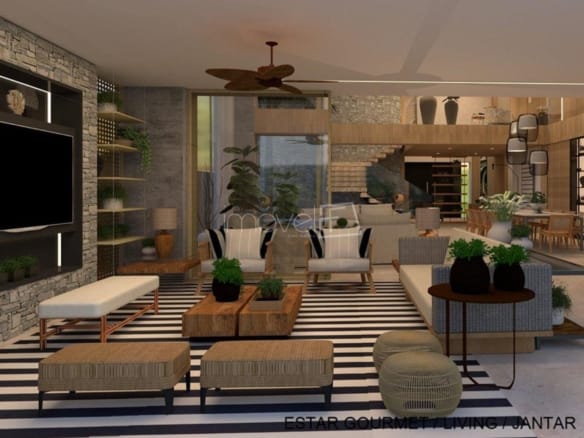 Casa no Condomínio Costa Verde Tabatinga com 8 quartos, na Praia de Tabatinga com 594m²