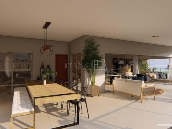 Apartamento para Venda com 3 quartos, em INDAIÁ com 140m²