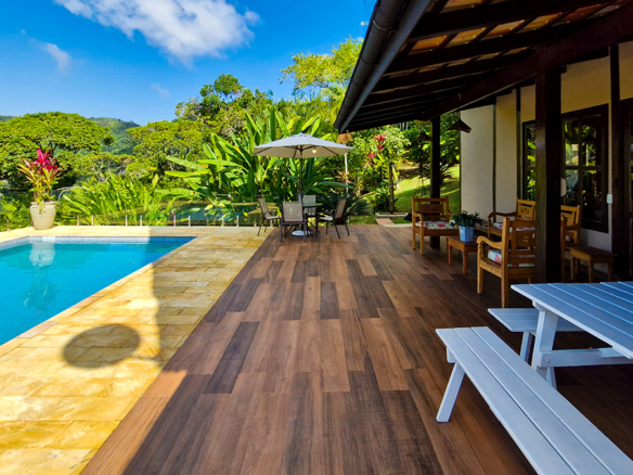 Maravilhosa casa com vista deslumbrante na Praia de Fortaleza em Ubatuba
