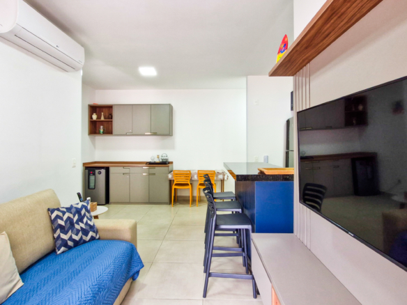 Apartamento tipo em Ubatuba com 73m²