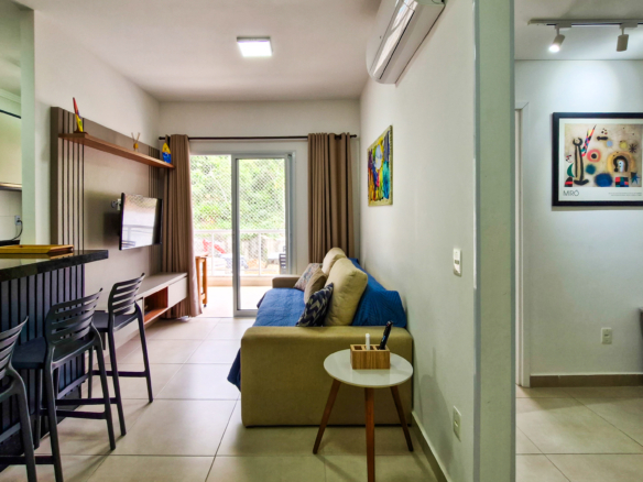 Apartamento tipo em Ubatuba com 73m²