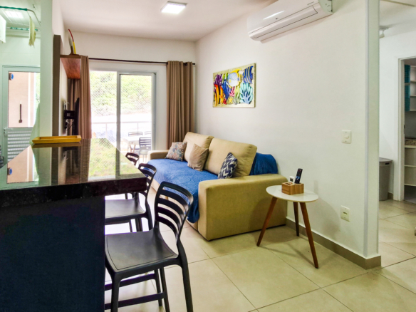Apartamento tipo em Ubatuba com 73m²