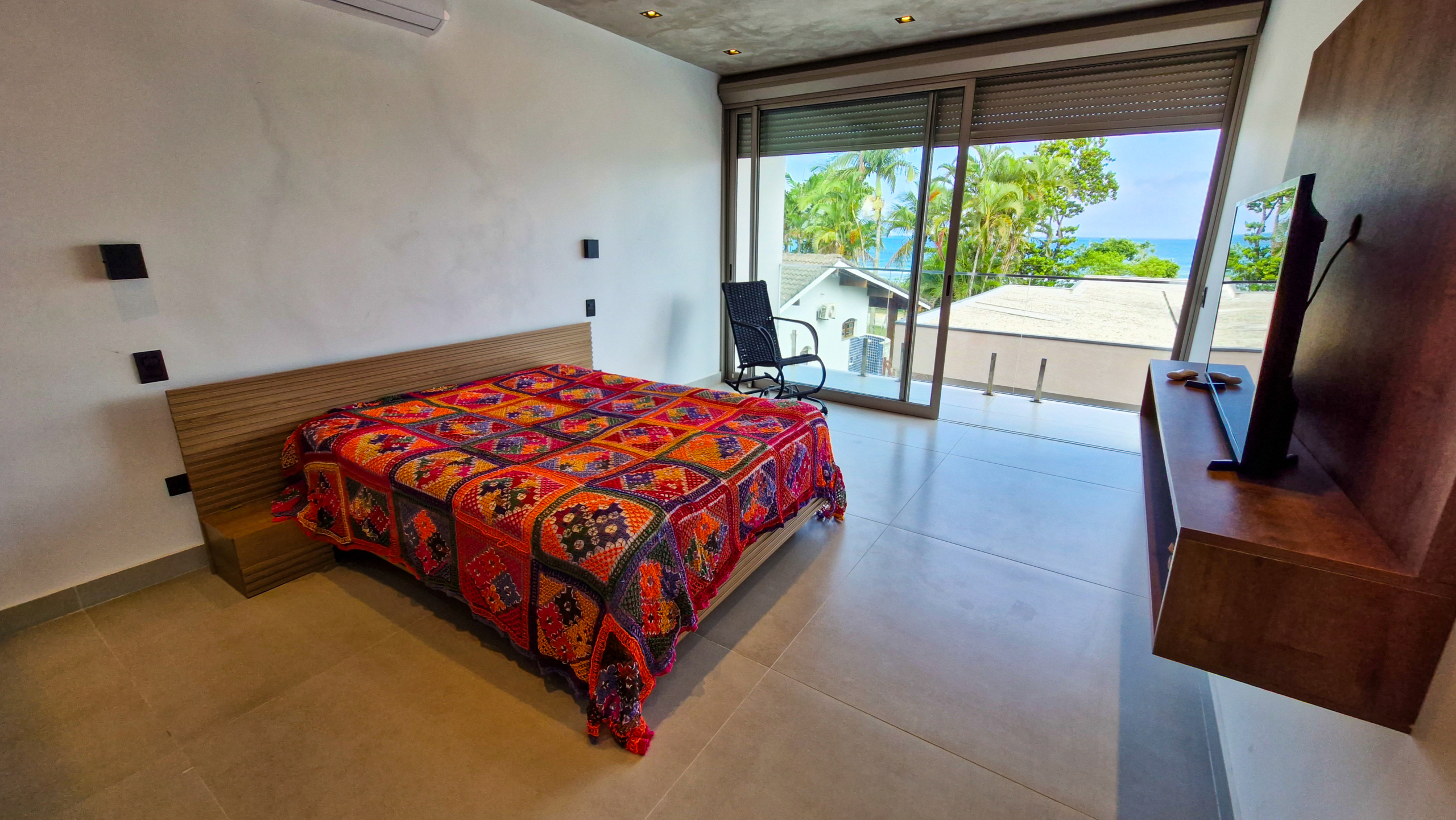 Suite com vista para o mar na Praia da Lagoinha em Ubatuba SP