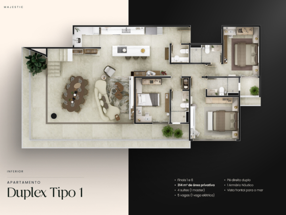 Espetacular Apartamento frente mar na Praia do Massaguaçú – Caraguatatuba