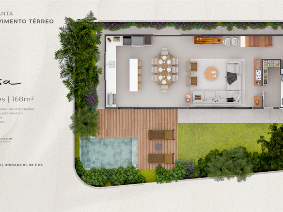 Um Verdadeiro refugio no Litoral, Villagio Tabatinga com 154 m²