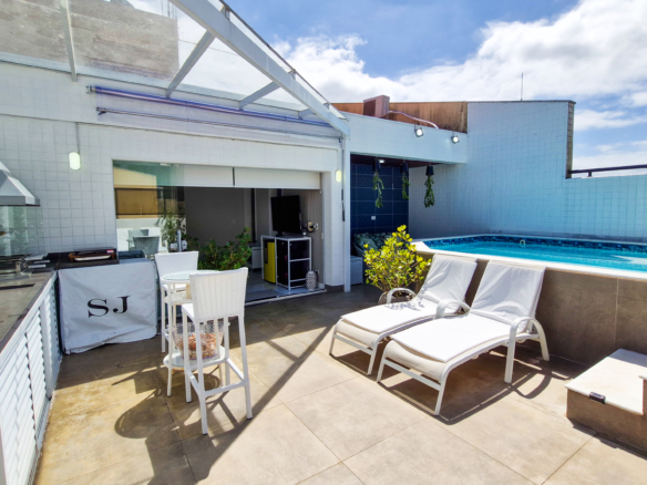 Cobertura para Venda com 3 suítes, em Tabatinga com 240m²