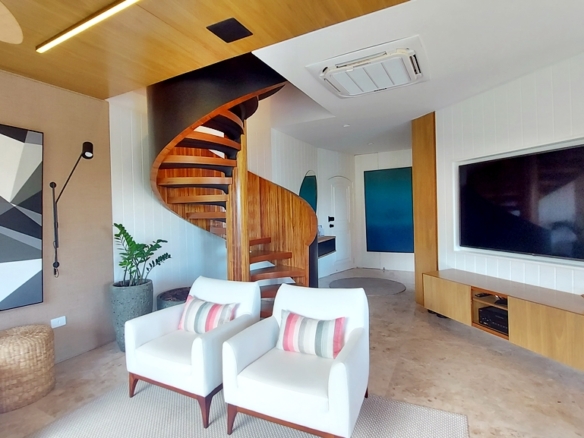 Apartamento duplex a venda com varanda | Vista Mar | Condomínio As Gaivotas