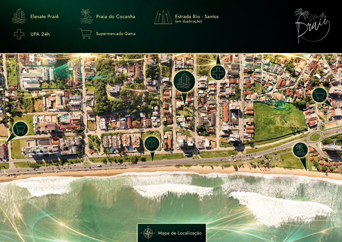 Apartamentos modernos com lazer completo e vista privilegiada a venda | Lançamento | Praia de Massaguaçu