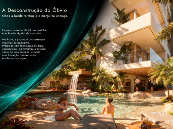 Apartamentos modernos com lazer completo e vista privilegiada a venda | Lançamento | Praia de Massaguaçu