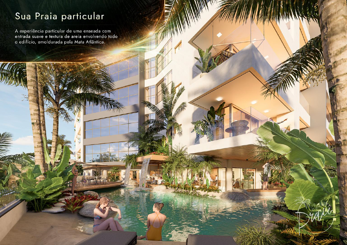 Apartamentos modernos com lazer completo e vista privilegiada a venda | Lançamento | Praia de Massaguaçu