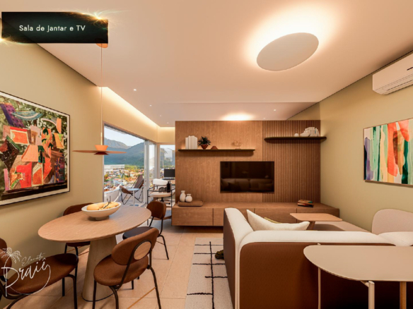 Apartamentos modernos com lazer completo e vista privilegiada a venda | Lançamento | Praia de Massaguaçu