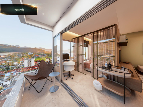Apartamentos modernos com lazer completo e vista privilegiada a venda | Lançamento | Praia de Massaguaçu