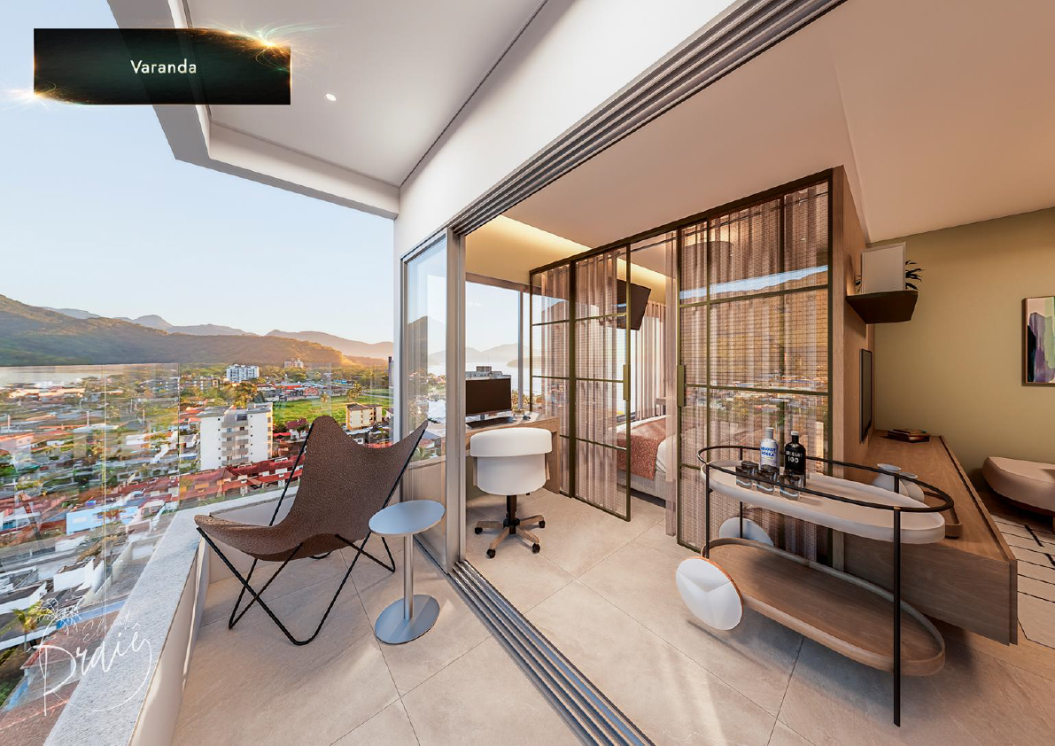 Apartamentos modernos com lazer completo e vista privilegiada a venda | Lançamento | Praia de Massaguaçu