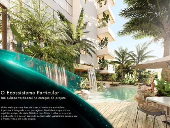 Apartamentos modernos com lazer completo e vista privilegiada a venda | Lançamento | Praia de Massaguaçu