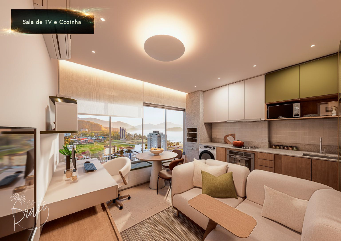 Apartamentos modernos com lazer completo e vista privilegiada a venda | Lançamento | Praia de Massaguaçu