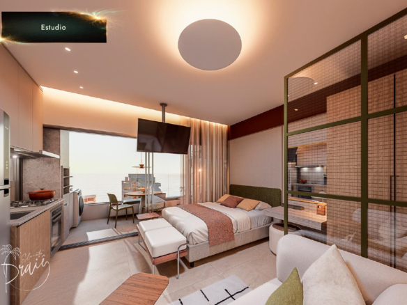 Apartamentos modernos com lazer completo e vista privilegiada a venda | Lançamento | Praia de Massaguaçu