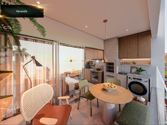 Apartamentos modernos com lazer completo e vista privilegiada a venda | Lançamento | Praia de Massaguaçu