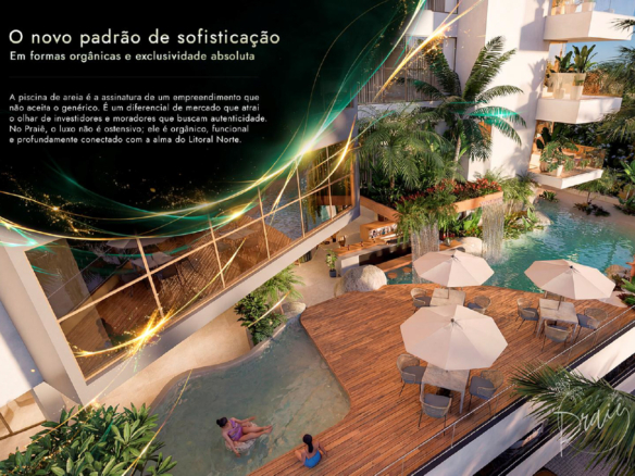 Apartamentos modernos com lazer completo e vista privilegiada a venda | Lançamento | Praia de Massaguaçu