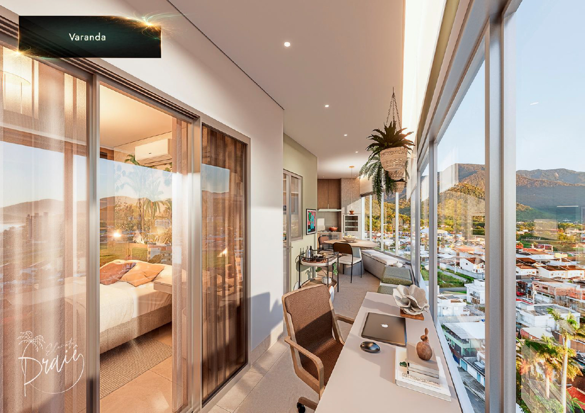 Apartamentos modernos com lazer completo e vista privilegiada a venda | Lançamento | Praia de Massaguaçu
