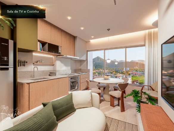 Apartamentos modernos com lazer completo e vista privilegiada a venda | Lançamento | Praia de Massaguaçu