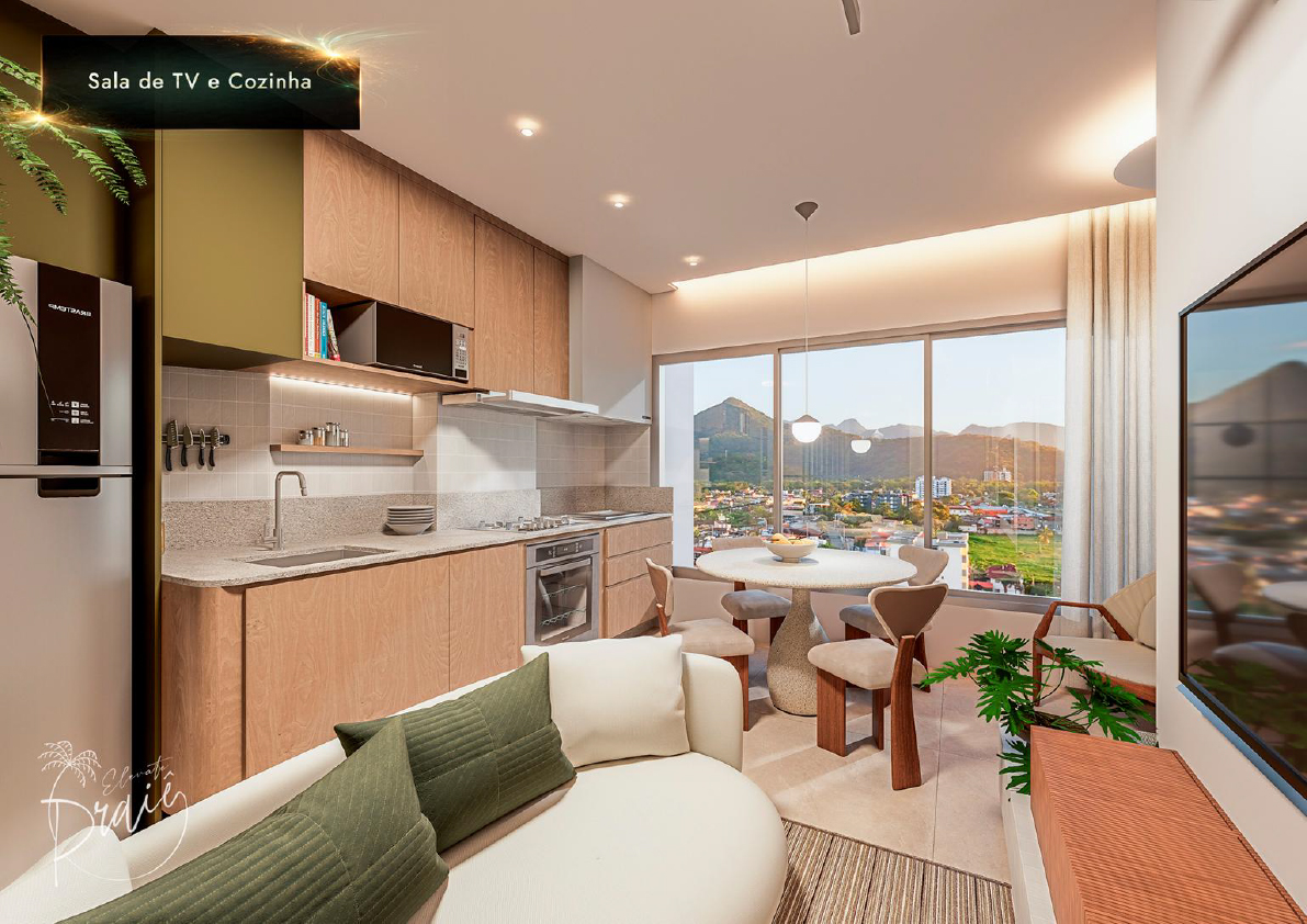 Apartamentos modernos com lazer completo e vista privilegiada a venda | Lançamento | Praia de Massaguaçu