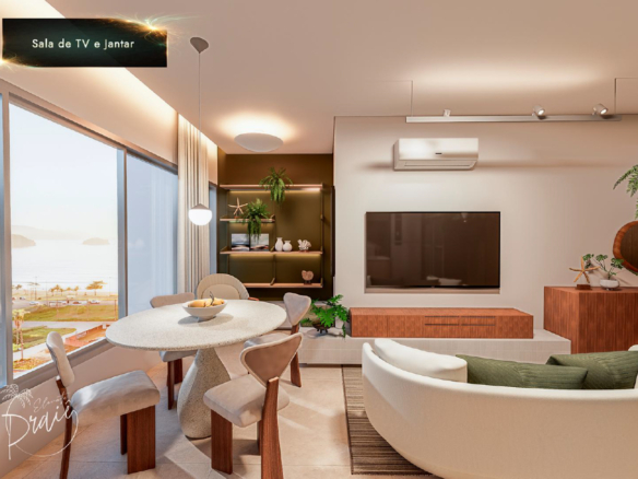 Apartamentos modernos com lazer completo e vista privilegiada a venda | Lançamento | Praia de Massaguaçu