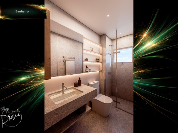 Apartamentos modernos com lazer completo e vista privilegiada a venda | Lançamento | Praia de Massaguaçu