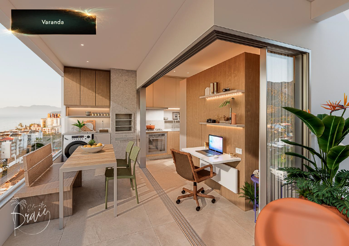 Apartamentos modernos com lazer completo e vista privilegiada a venda | Lançamento | Praia de Massaguaçu