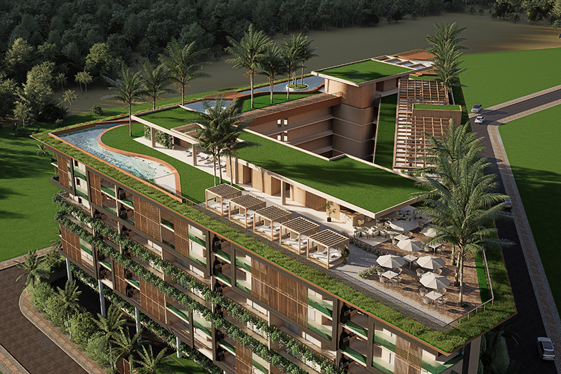 Apartamentos a venda com Vista para o Mar e Rooftop Resort | Praia da Tabatinga