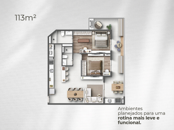 Apartamentos a venda com Vista para o Mar e Rooftop Resort | Praia da Tabatinga
