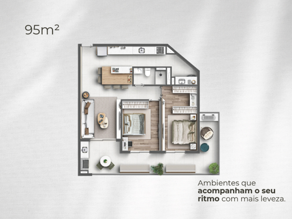 Apartamentos a venda com Vista para o Mar e Rooftop Resort | Praia da Tabatinga