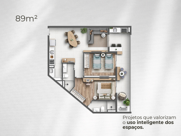 Apartamentos a venda com Vista para o Mar e Rooftop Resort | Praia da Tabatinga