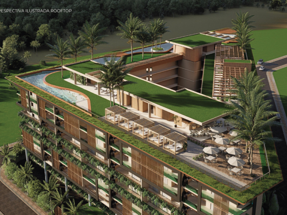 Apartamentos a venda com Vista para o Mar e Rooftop Resort | Praia da Tabatinga