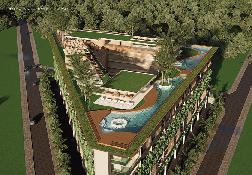 Apartamentos a venda com Vista para o Mar e Rooftop Resort | Praia da Tabatinga