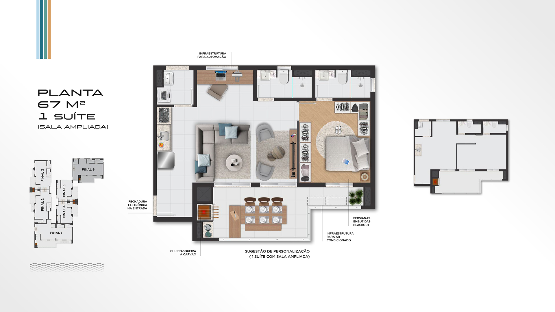 Apartamento novo a venda | 55 metros | Massaguaçu