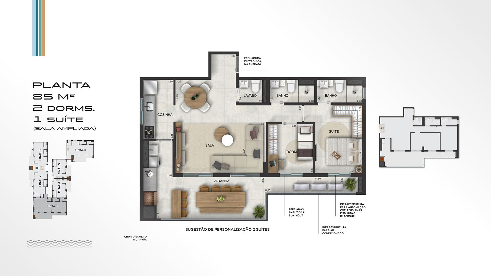 Apartamento novo a venda | 55 metros | Massaguaçu