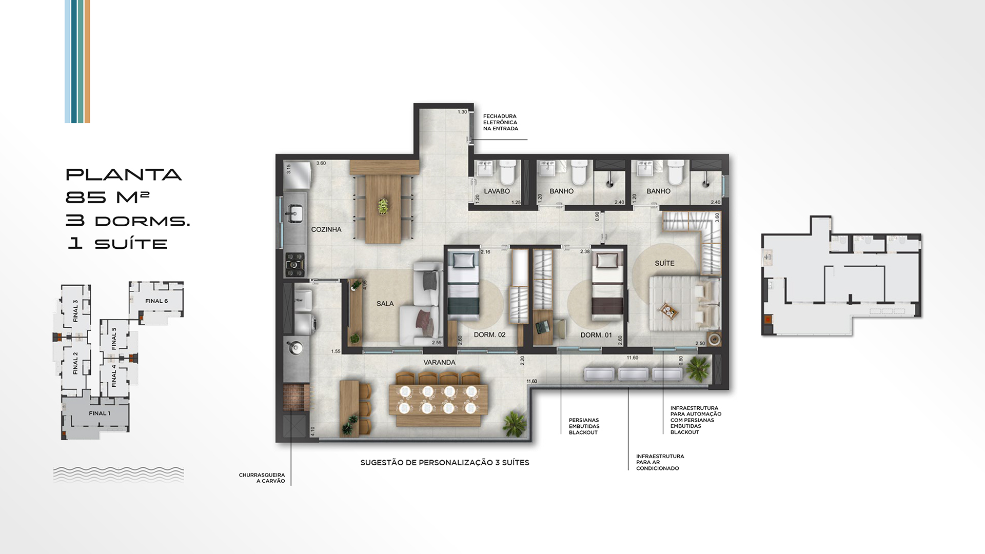 Apartamento novo a venda | 55 metros | Massaguaçu