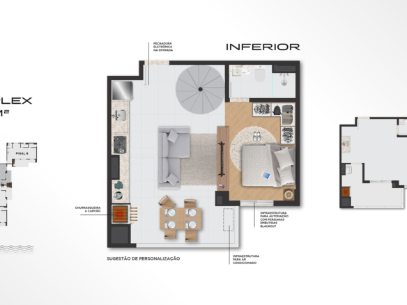 Apartamento novo a venda | 55 metros | Massaguaçu