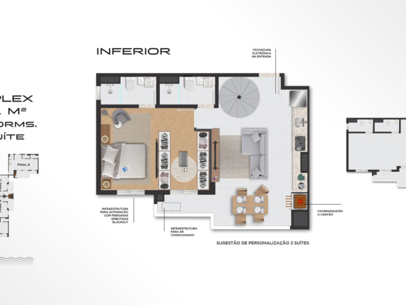 Apartamento novo a venda | 55 metros | Massaguaçu