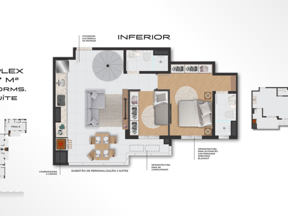Apartamento novo a venda | 55 metros | Massaguaçu