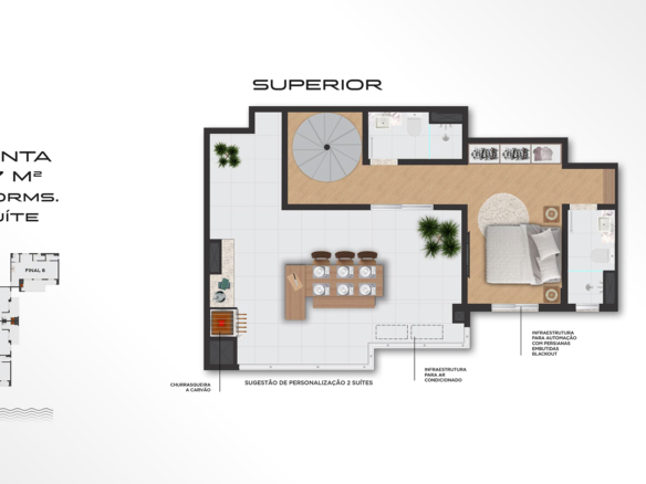Apartamento novo a venda | 55 metros | Massaguaçu