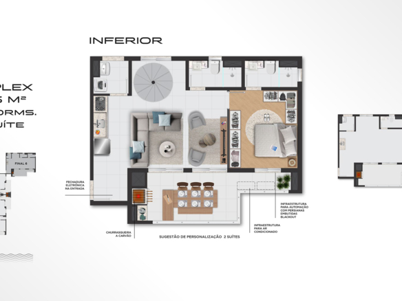 Apartamento novo a venda | 55 metros | Massaguaçu